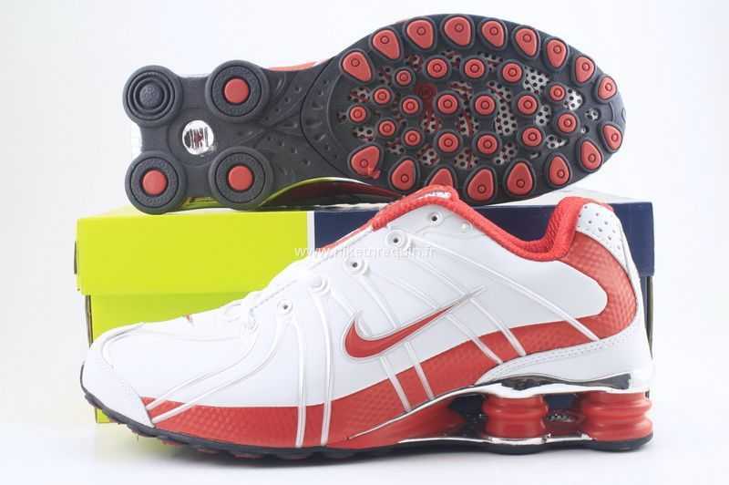 Nouveau Style Nike Shox Oz Blanc Rouge